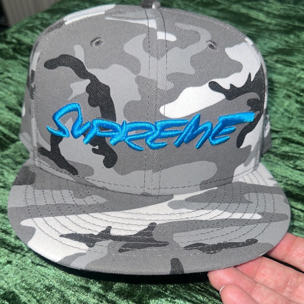 Supreme X New Era Futura Fitted Hat Brand New Sz 7 / 3/4